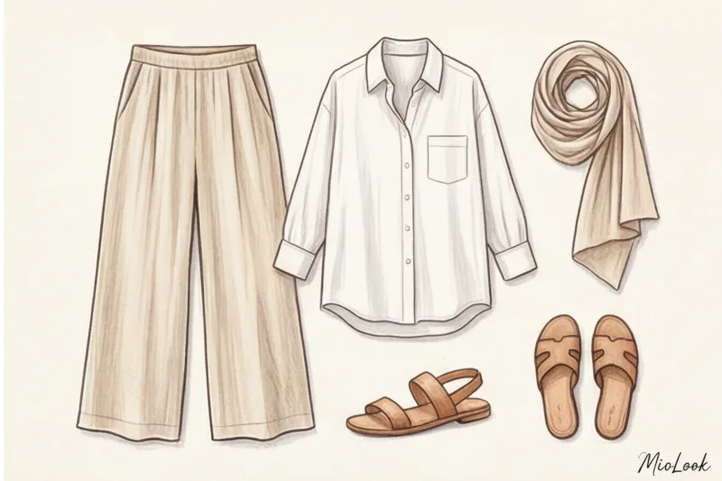 Летний хиджаб: как выбрать дышащую ткань и способ повязывания - 6