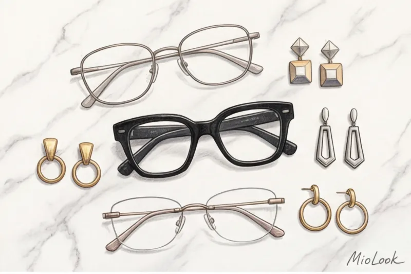 Очки и серьги: как правильно комбинировать аксессуары у лица - 2