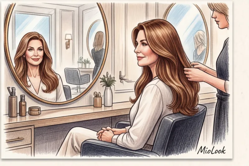 Стрижки и укладки, которые молодят после 40: подбираем под форму лица - 9