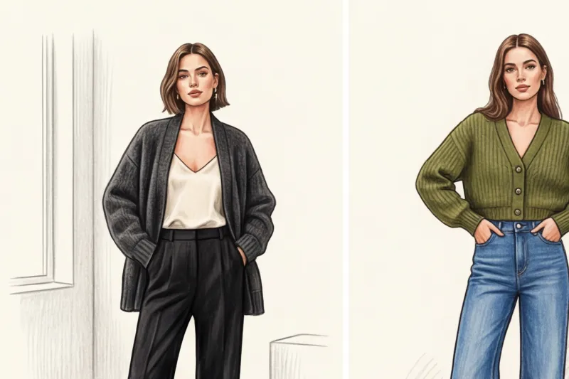 З чим носити кардиган: створюємо дорогий образ