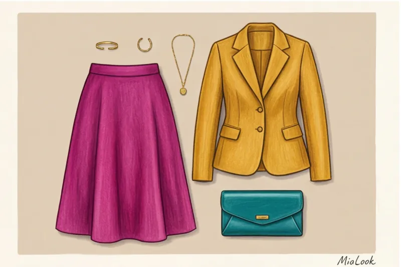 Стиль колор-блок: как правильно сочетать яркие блоки в одном образе - 7