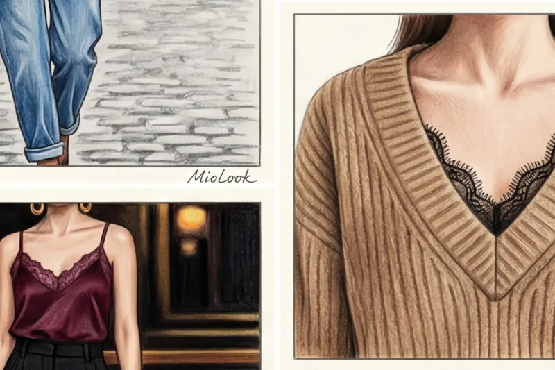 Топ в бельевом стиле с кружевом: как носить базовый элемент гардероба - 5