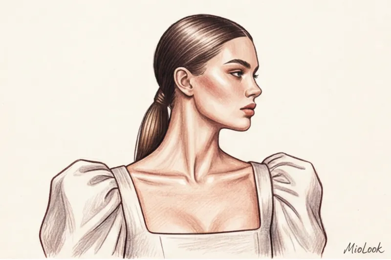 Прически к платью с пышными рукавами: как не перегрузить силуэт - 2