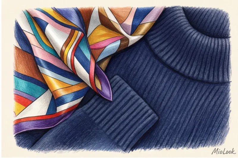 Как сочетать принты с однотонной одеждой: цветовые правила - 3