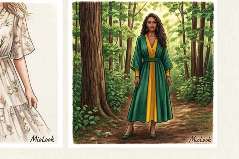 Что надеть на свадьбу в стиле рустик, бохо или на природе - 9