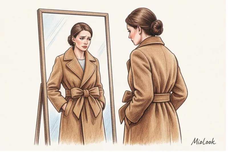 How to tie a belt on a coat: stylish patterns