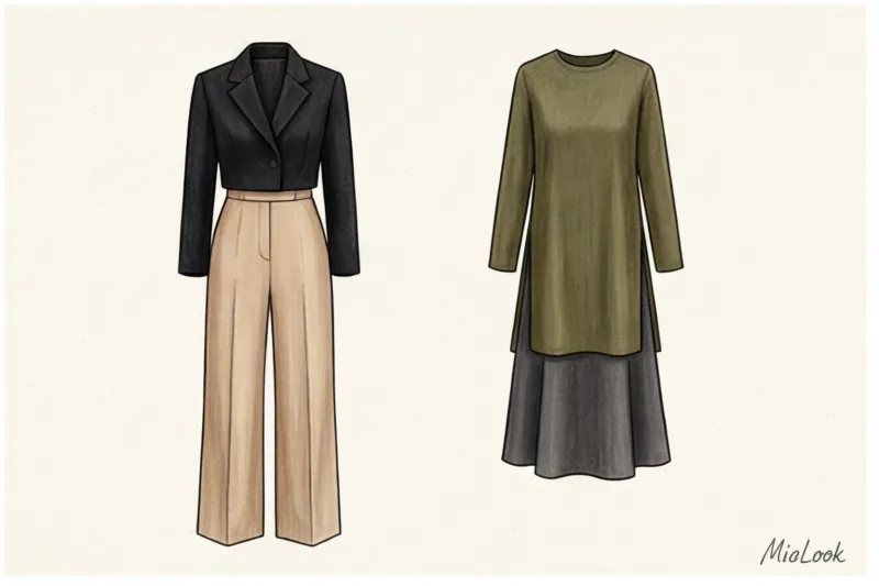 Как визуально сбалансировать высокий рост: правила пропорций в одежде - 9