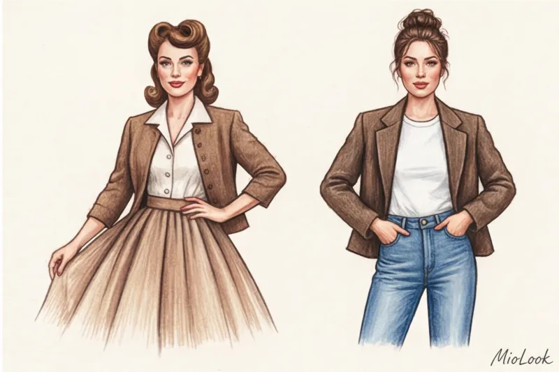 Как носить винтаж и не выглядеть старомодно: правила стилизации - 9