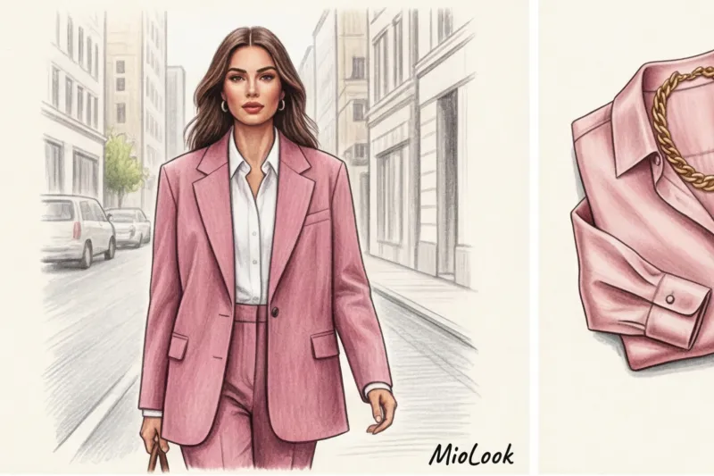 Pink in clothing: what to wear without the Barbie look