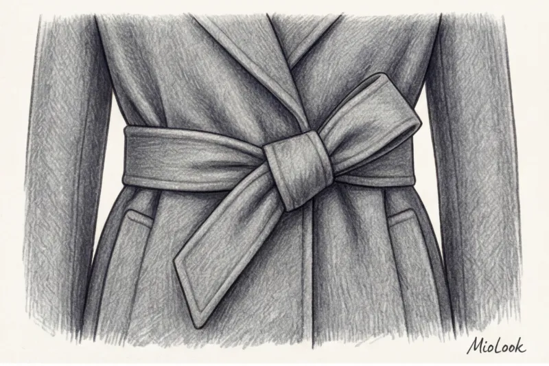 Как красиво завязать пояс на пальто и плаще: пошаговые схемы - 2