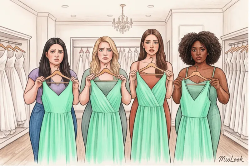The most fashionable colors for bridesmaid dresses