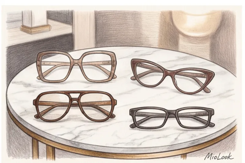 Оправы для вытянутого лица: как визуально сбалансировать пропорции - 3