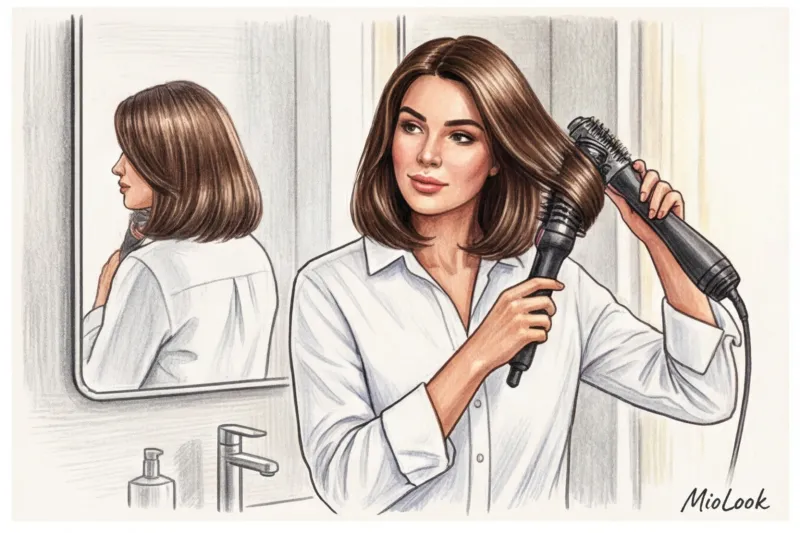 Укладка феном-щеткой: пошаговая инструкция для новичков - 8