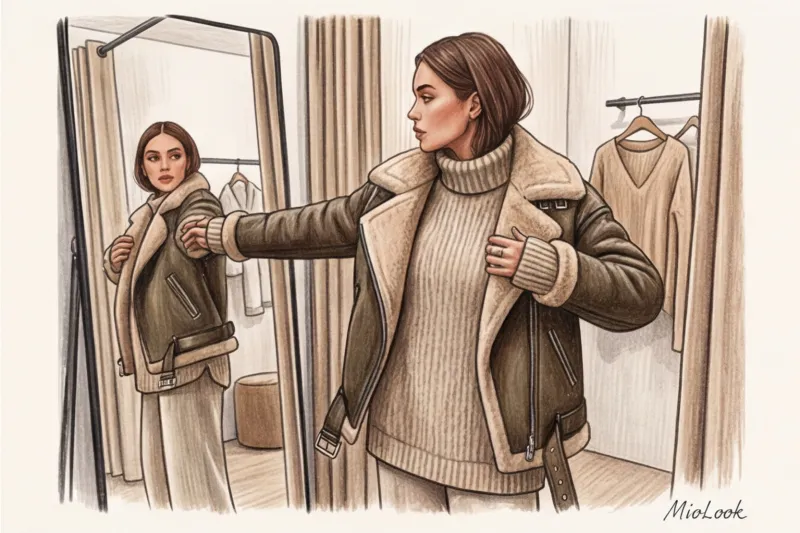 Дубленка-авиатор: как выбрать и с чем сочетать зимой - 6