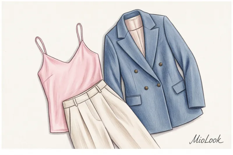 Пастельная палитра: как сочетать розовый, голубой и кремовый оттенки в образах - 8