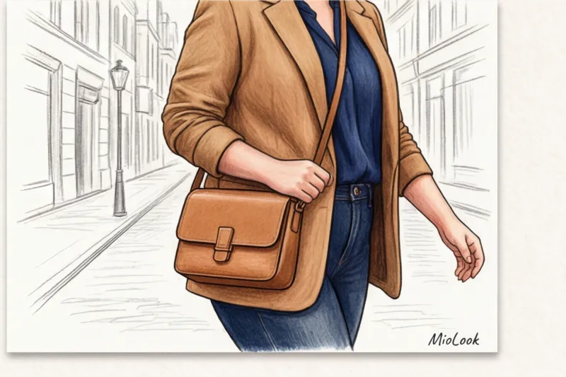 Аксессуары для фигуры «яблоко»: создаем вертикаль и скрываем объем на талии - 9