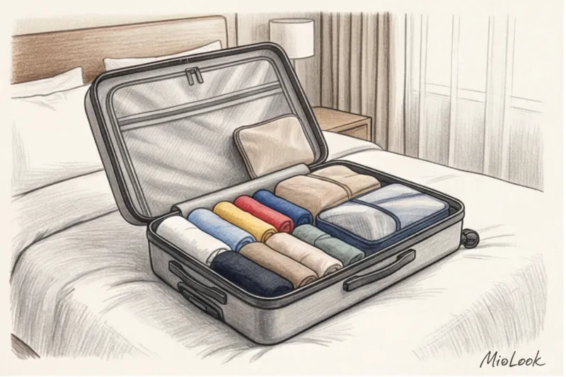 How to pack your suitcase compactly: stylist tips