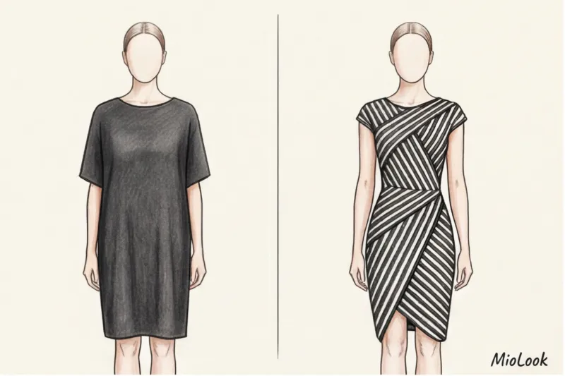 Optical illusions in clothing: how to change your figure