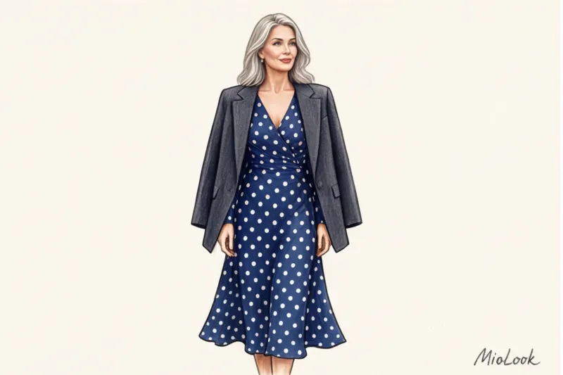 Какие принты носить после 40: леопард, горох, полоска - 4