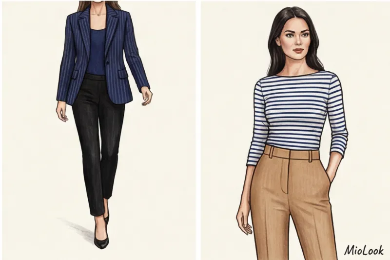 Оптические иллюзии в одежде: как принты и полоска меняют фигуру - 9