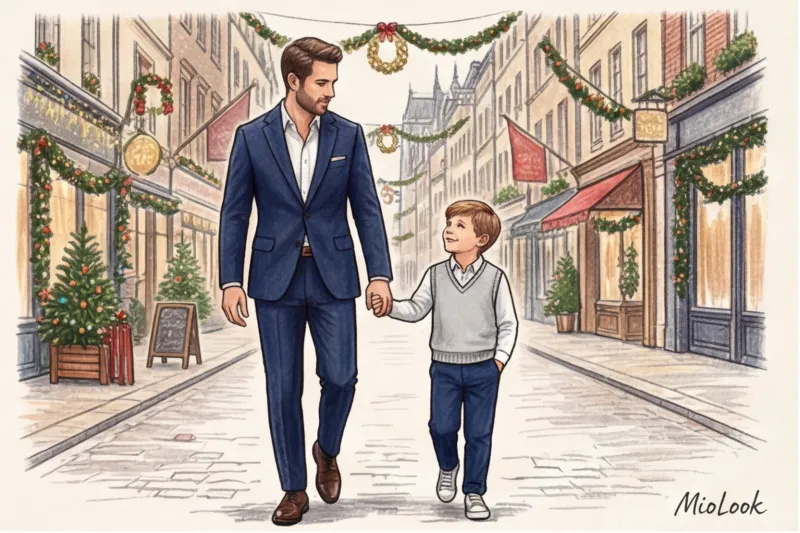 Matching Father and Son Outfits for the Holidays: A Guide