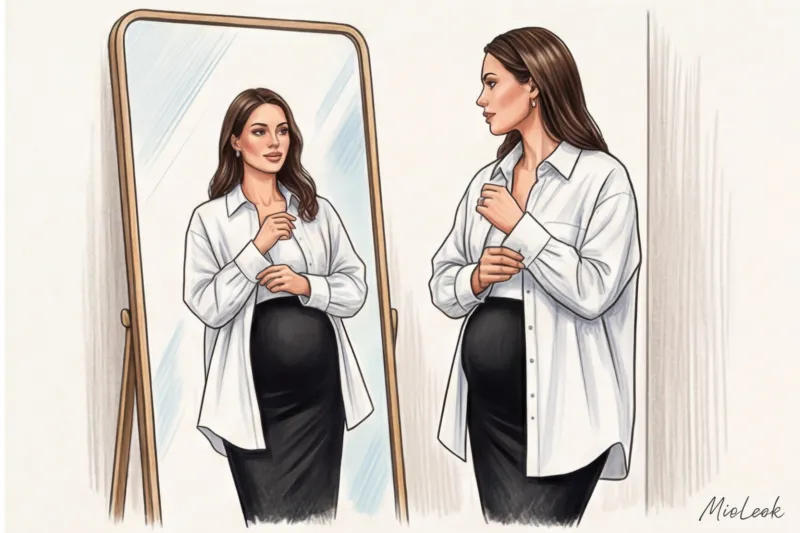 Офисный стиль для беременных: деловой дресс-код без ущерба для комфорта - 6