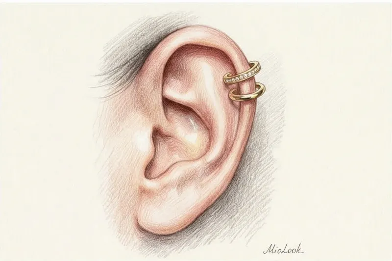What are ear cuffs: types, features, and styling rules