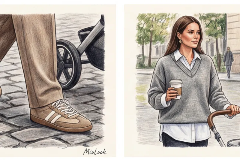 Образы для прогулок с коляской: стильный кэжуал для мам на ГВ - 5