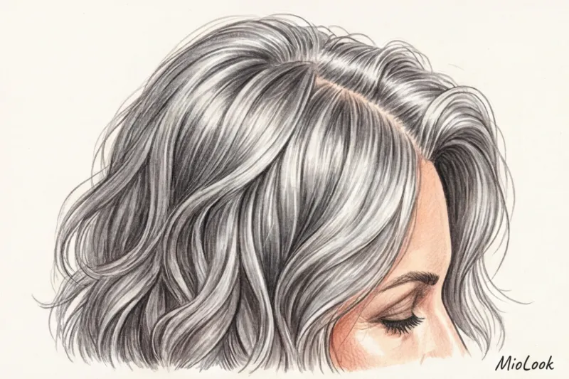 Возрастные изменения текстуры: как подобрать стрижку, скрывающую седину и поредение - 5