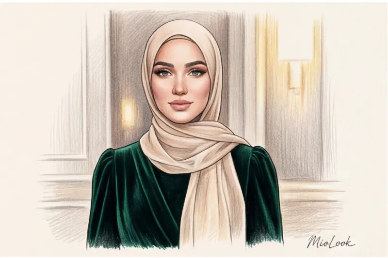 The Perfect Hijab for an Evening Dress: How to Choose the Fabric