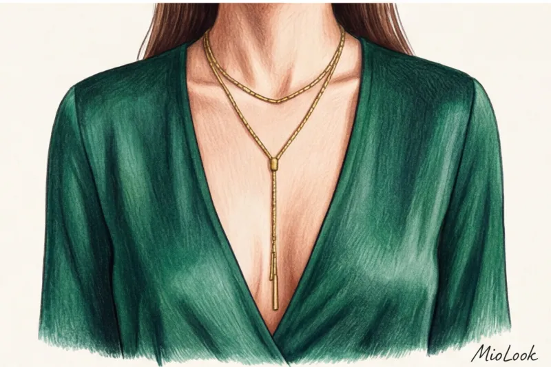 Как подобрать колье и цепочки под вырез одежды: наглядный гид - 8
