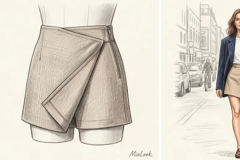 Skort (skirt-shorts): what it is, types and what to wear it with