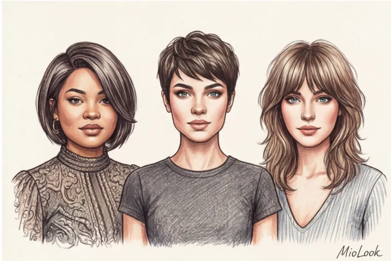 Подбор стрижки по форме лица: идеальные решения для каждой - 9