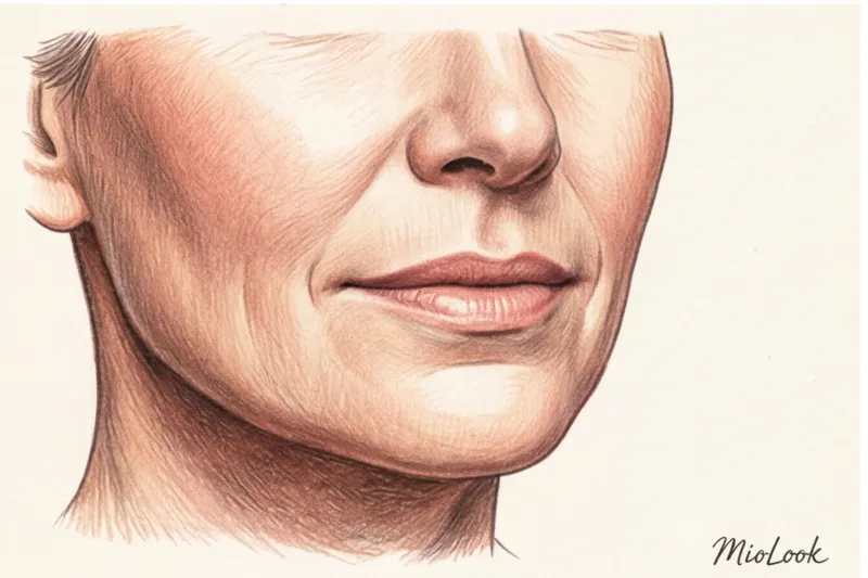 Возрастной макияж губ: скрываем кисетные морщины и опущенные уголки - 7