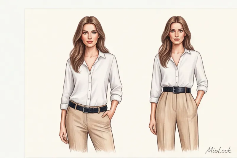 Ширина ремня для невысоких девушек: секреты стиля