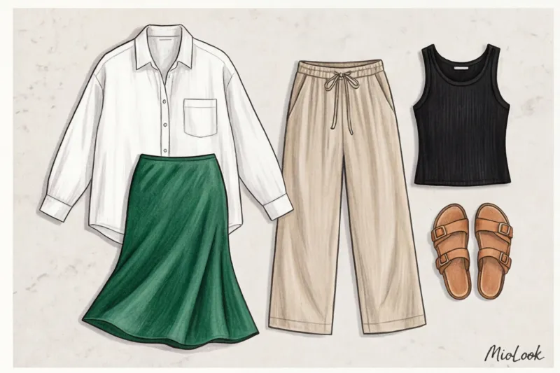 Летний капсульный гардероб для беременных: спасаемся от жары стильно - 8