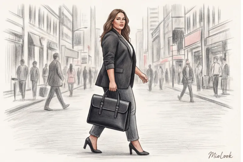 Обувь и сумки для девушек plus size: правила пропорций - 4