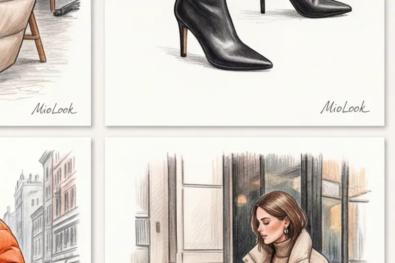 С какой обувью носить пуховик: стильные сочетания для зимы - 6