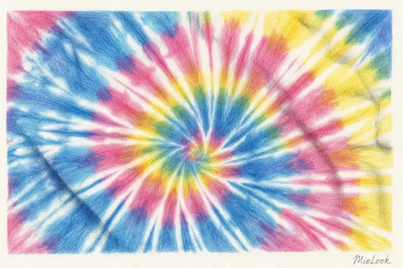 Tie-dye in clothing: what it is, types of patterns, and combinations