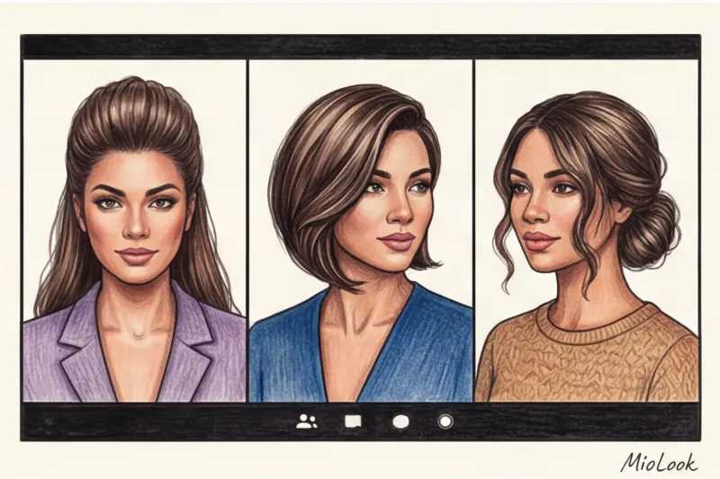 Прически для прямых эфиров: как уложить волосы для кадра - 8