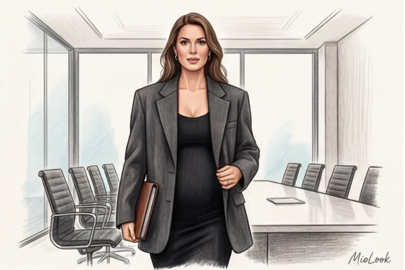 Офисный стиль для беременных: деловой дресс-код без ущерба для комфорта - 1