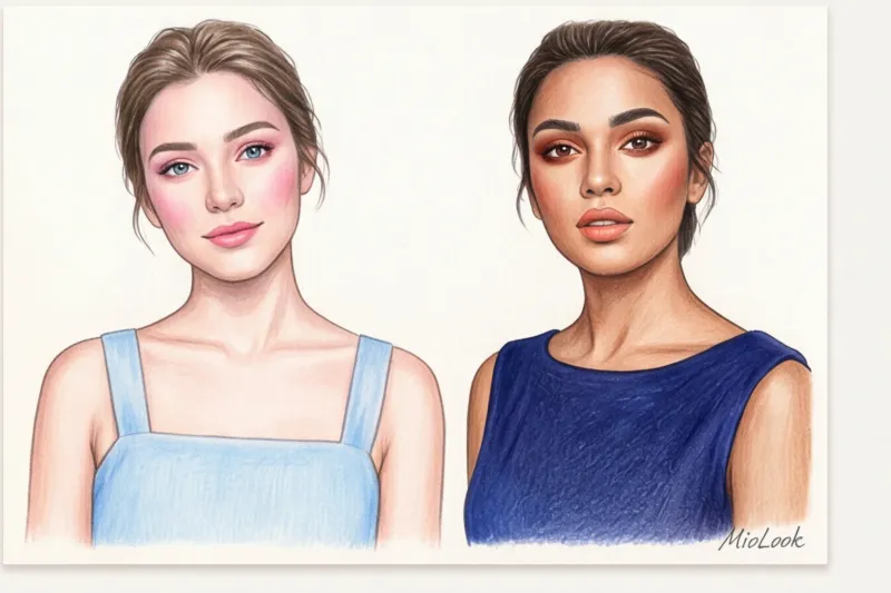 Макияж под синее платье: лучшие решения для глаз и губ - 9