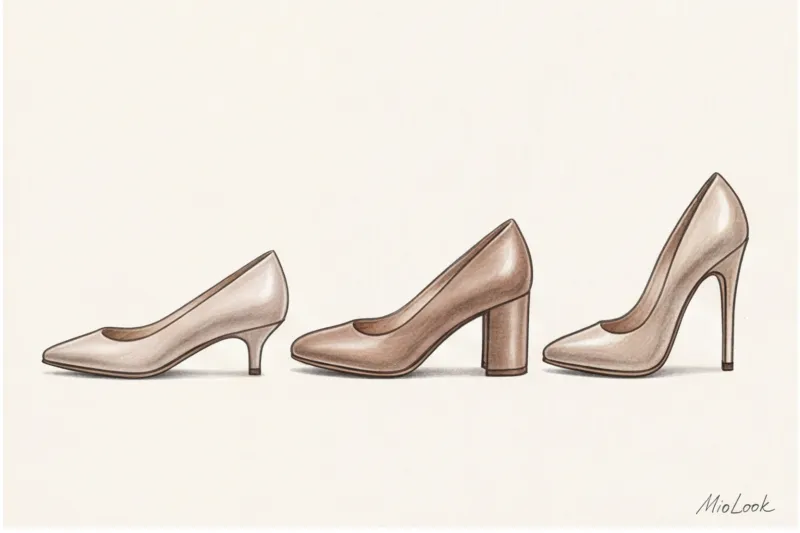 Идеальные туфли-лодочки: высота каблука, цвет и форма мыса - 2