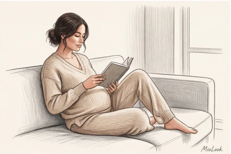 Домашний гардероб для беременных и кормящих: красота и практичность - 7