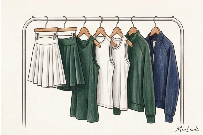 Эстетика Tenniscore: собираем стильный образ для тенниса и сквоша - 6