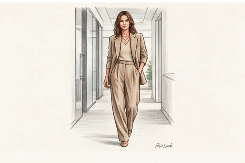 Женский брючный костюм: как выбрать идеальную посадку для работы - 8