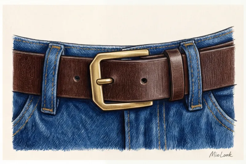 Как выбрать идеальный базовый ремень для джинсов - 5