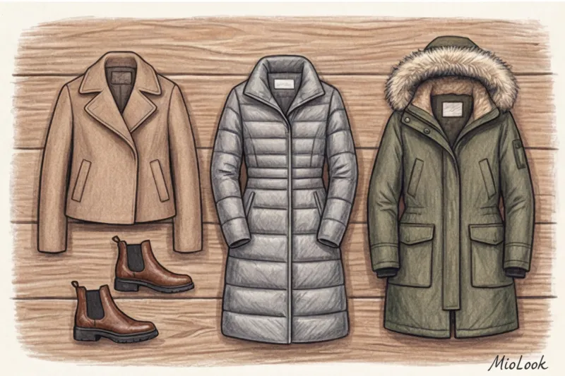 Зимняя капсула верхней одежды: что носить в морозы - 8