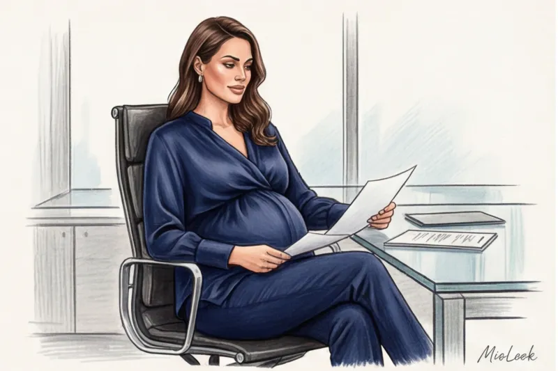 Офисный стиль для беременных: деловой дресс-код без ущерба для комфорта - 4