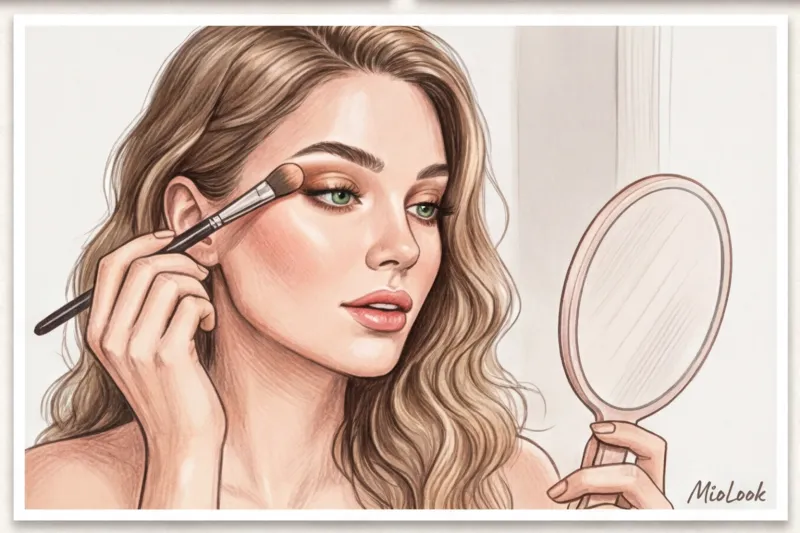 Повседневный макияж для зеленых глаз: идеальная палитра и техники - 5